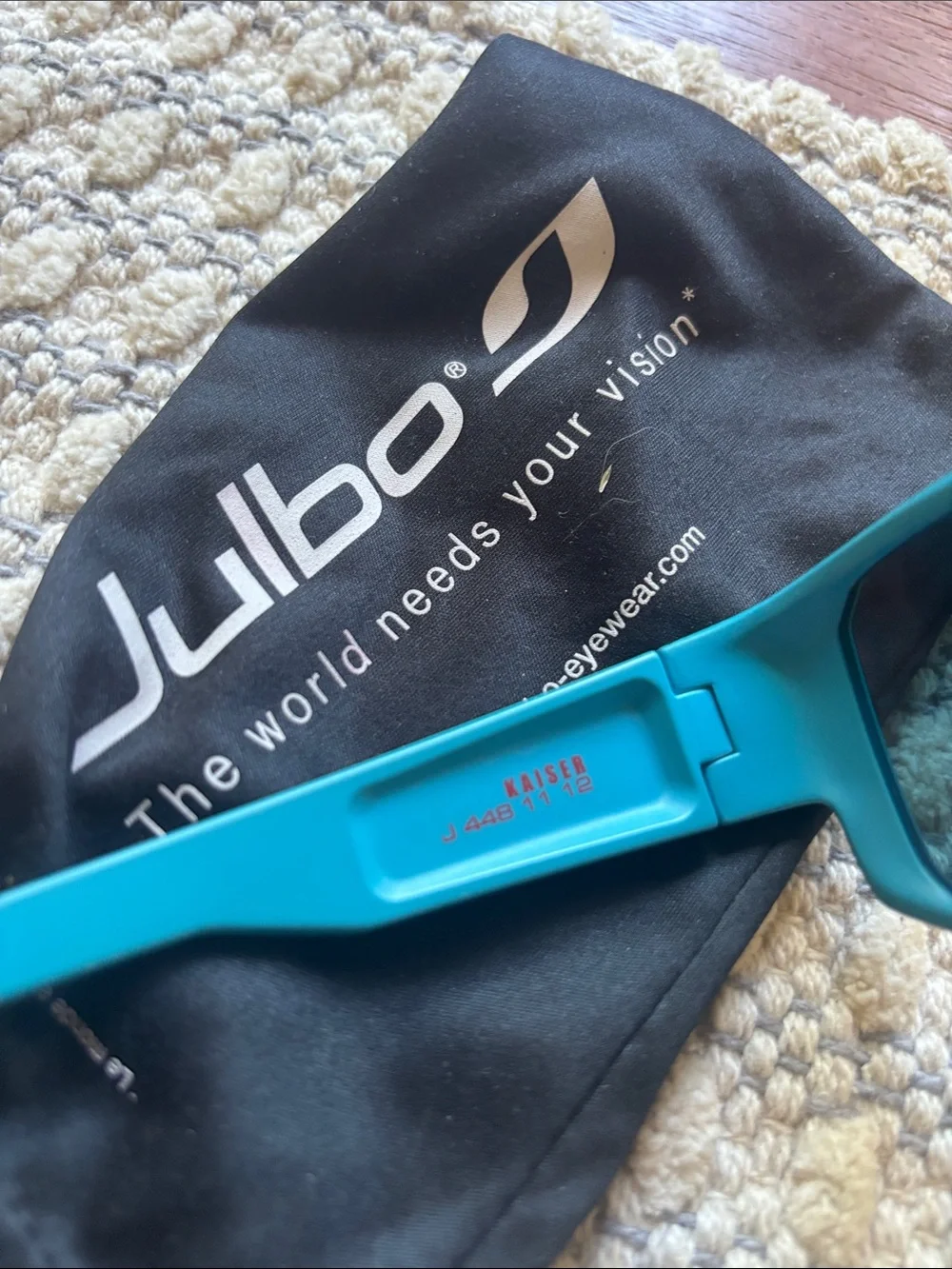 Julbo Kaiser J448 Turquoise Mirrored Sport Sunglasses